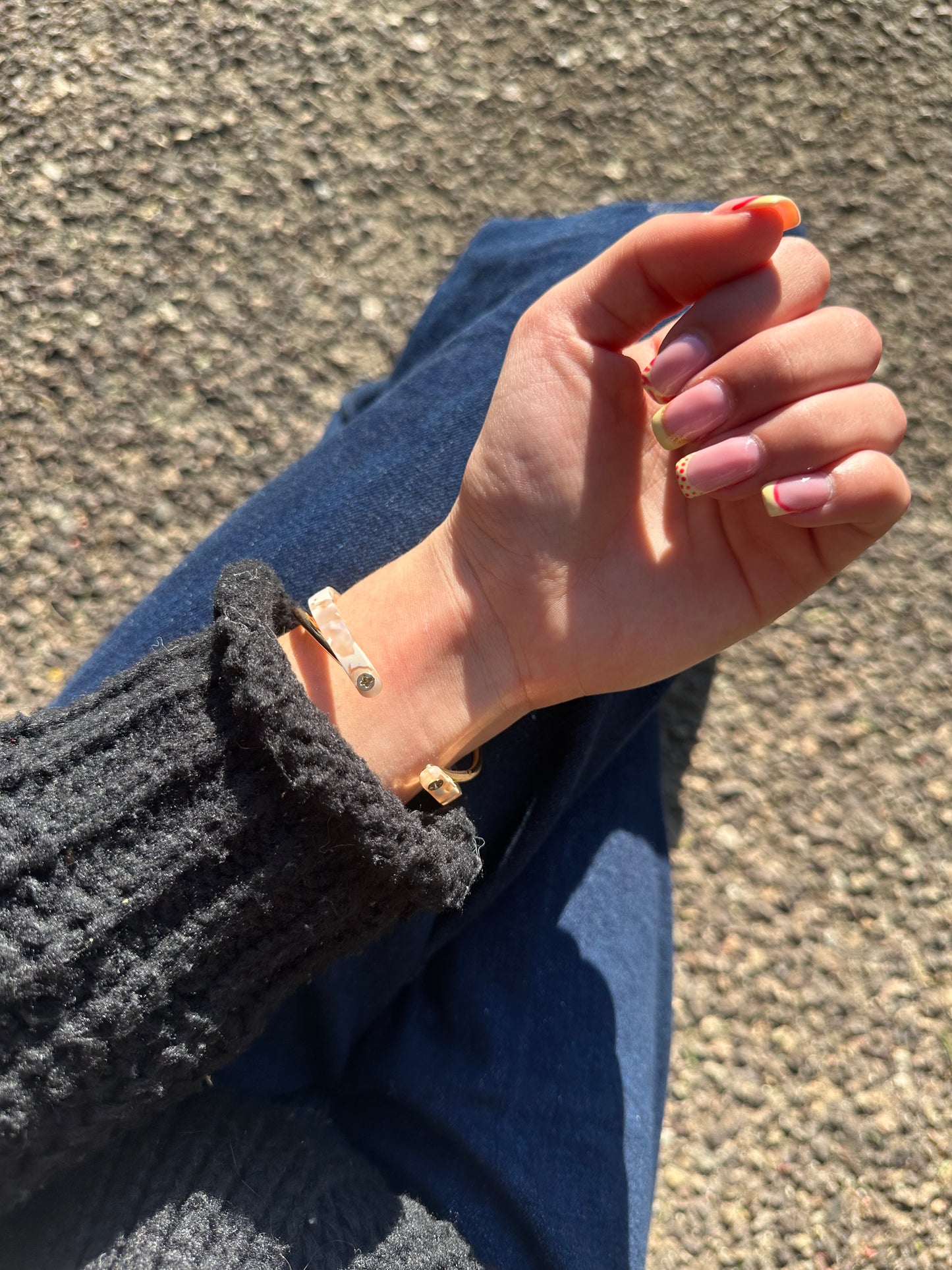 Jonc - acier inoxydable doré