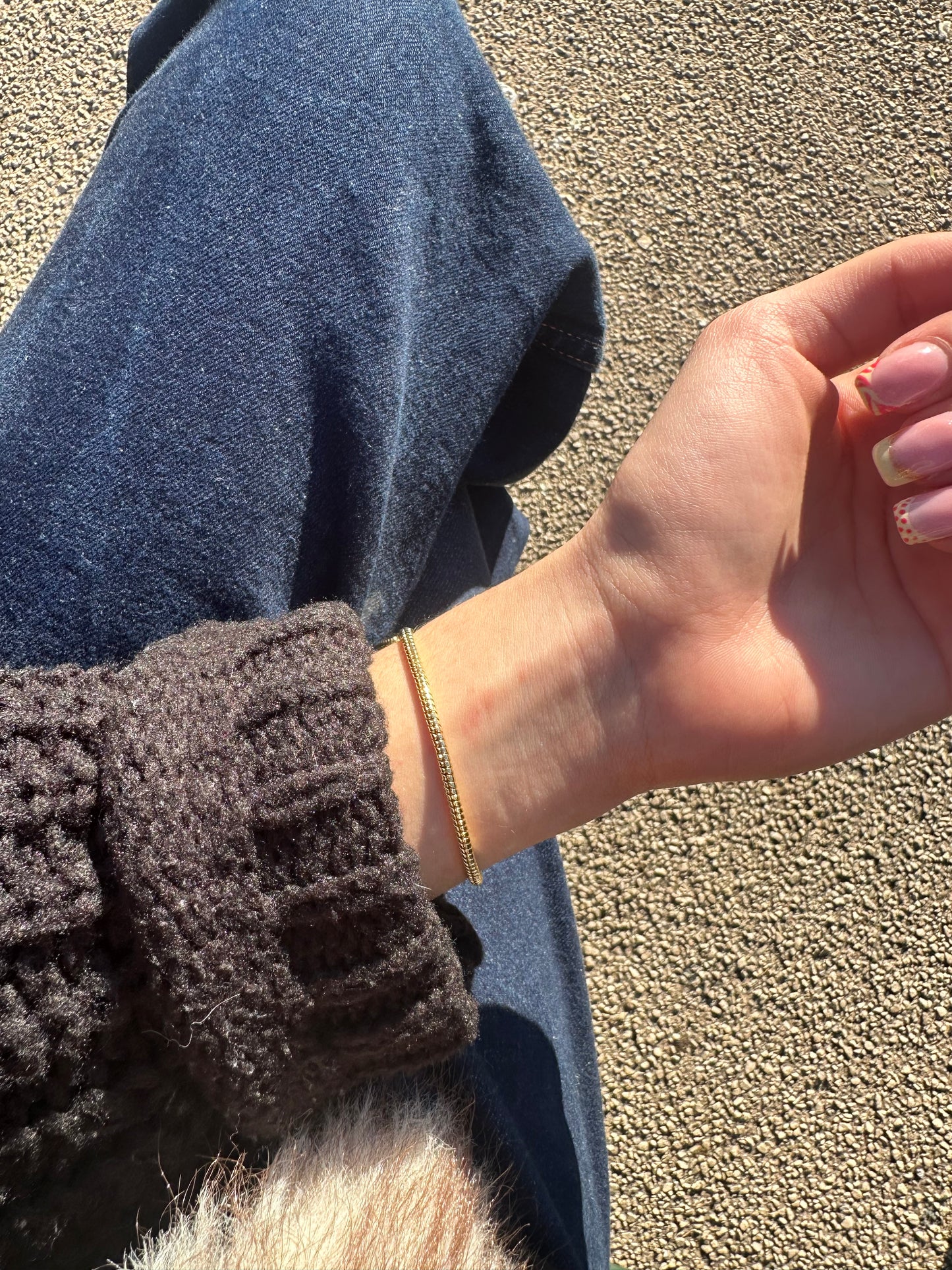 Bracelet - cuivre doré