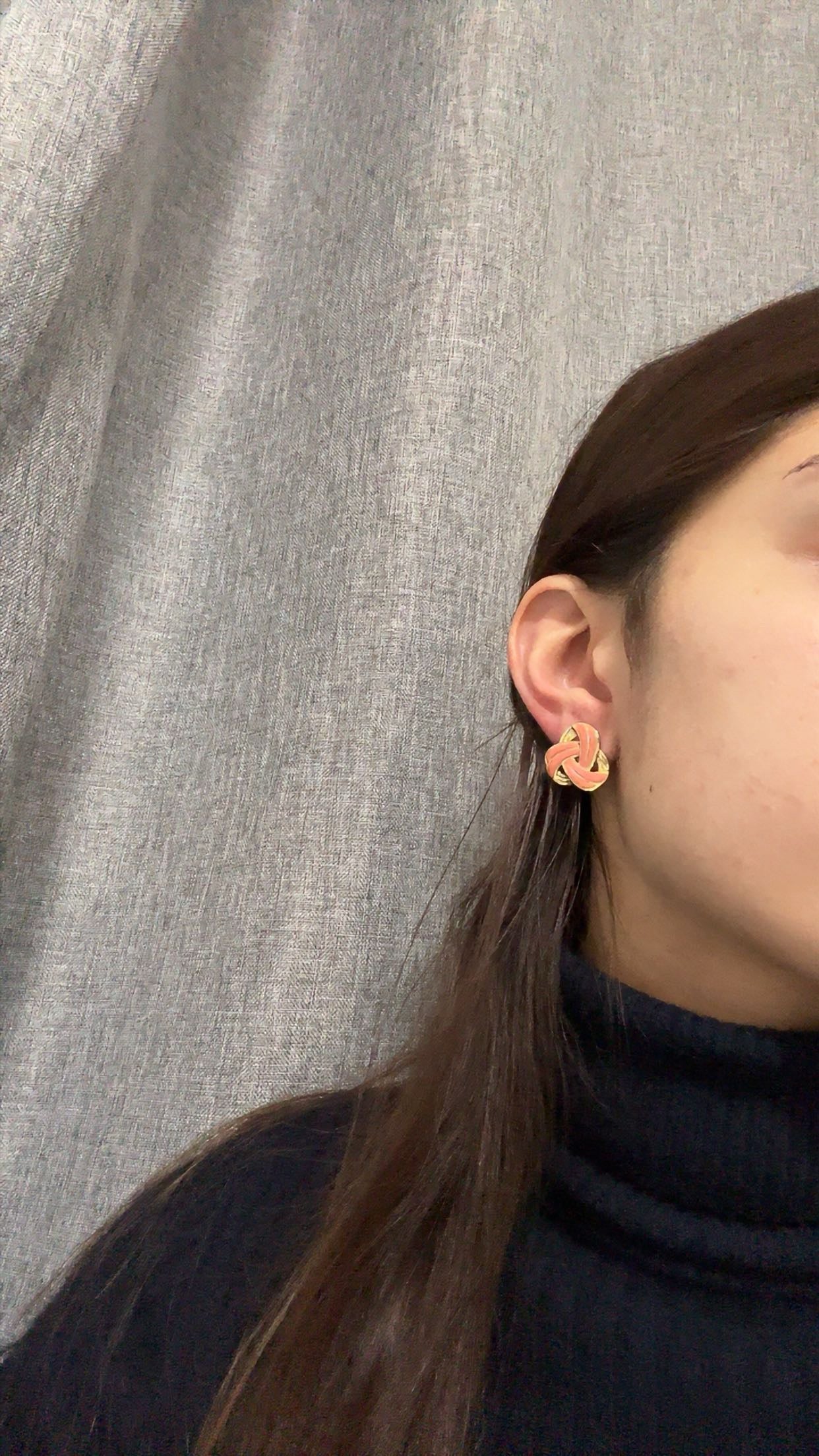 Boucles d’oreilles - acier inoxydable doré