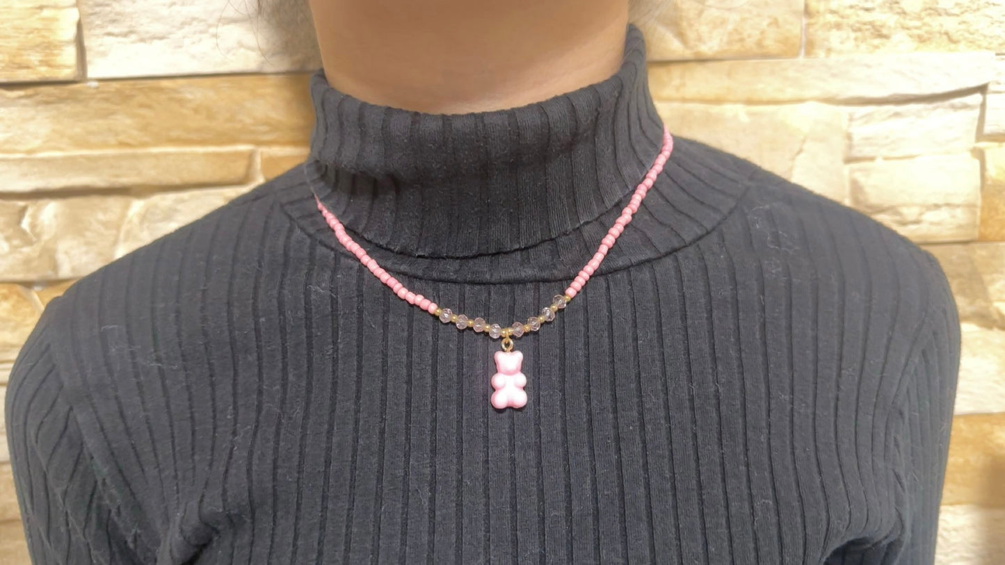 Collier ourson enfant - fantaisie