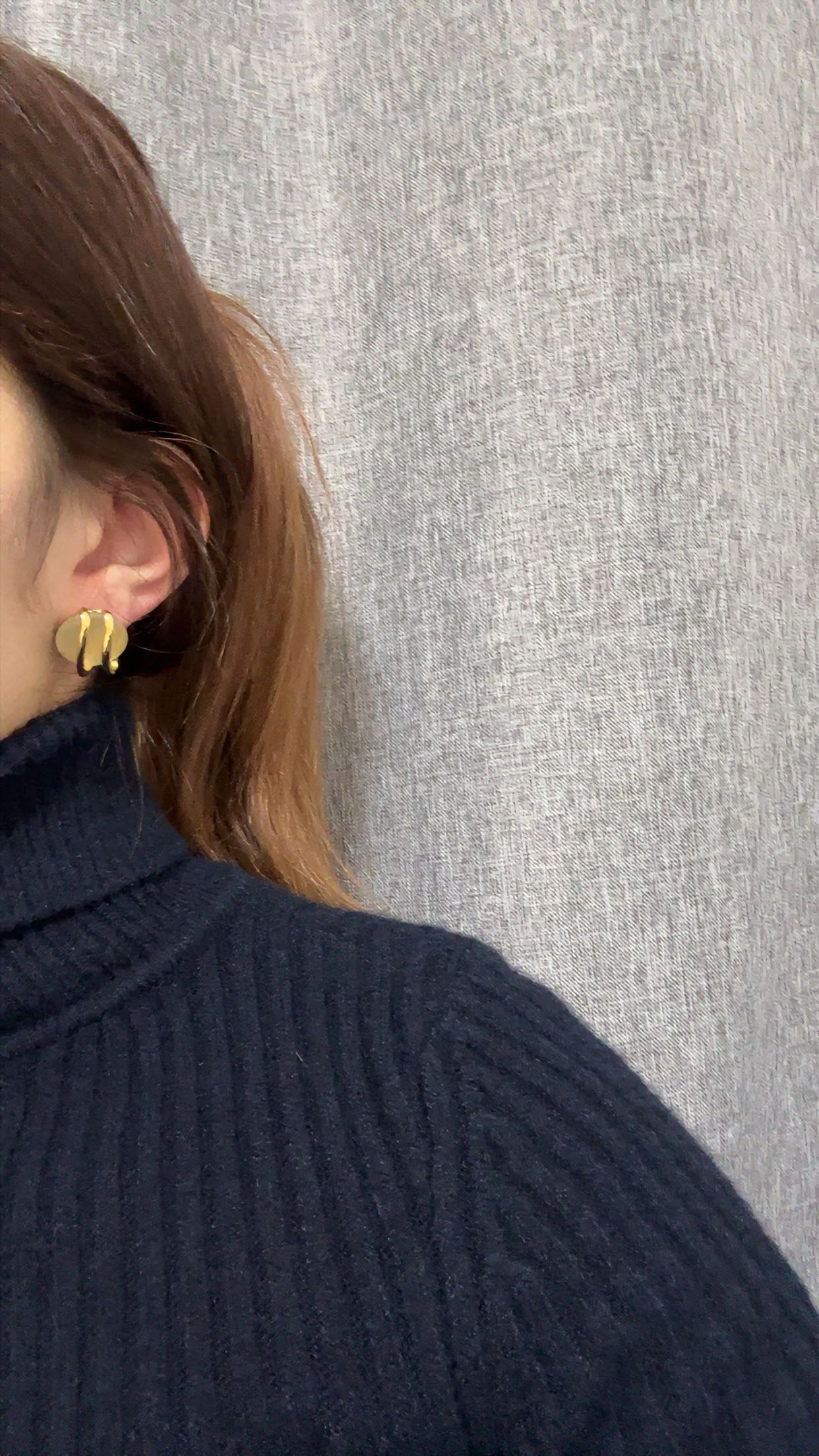 Boucles d’oreilles - acier inoxydable doré