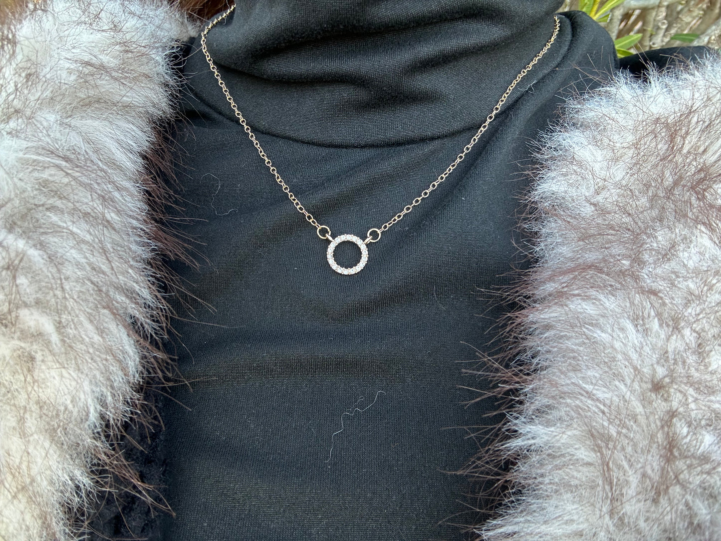 Collier - acier inoxydable doré