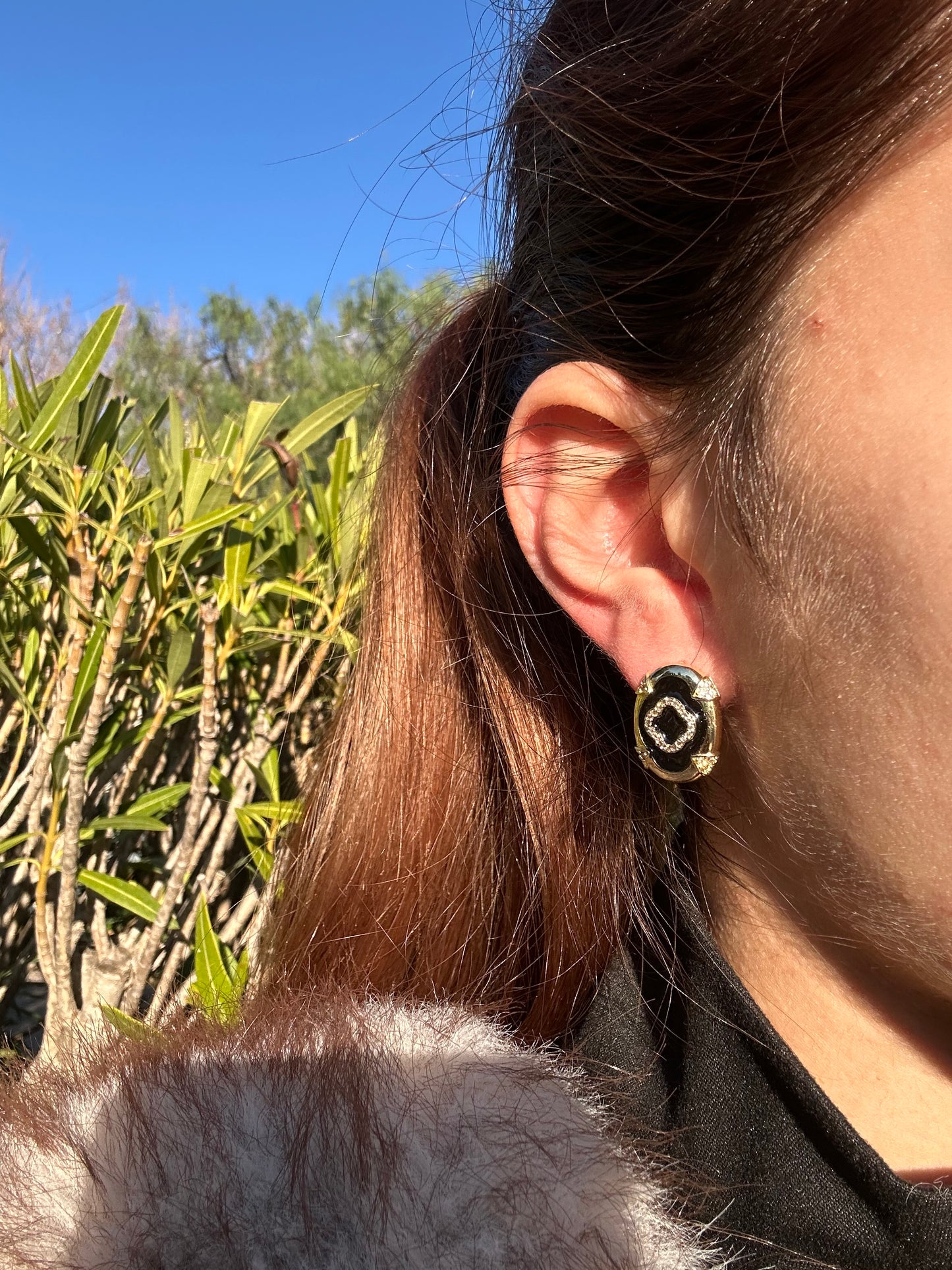 Boucles d’oreilles en acier inoxydable
