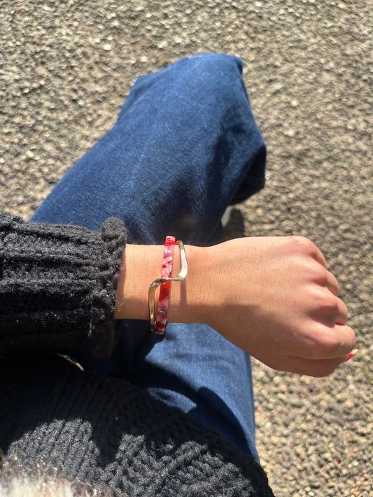 Jonc - acier inoxydable doré