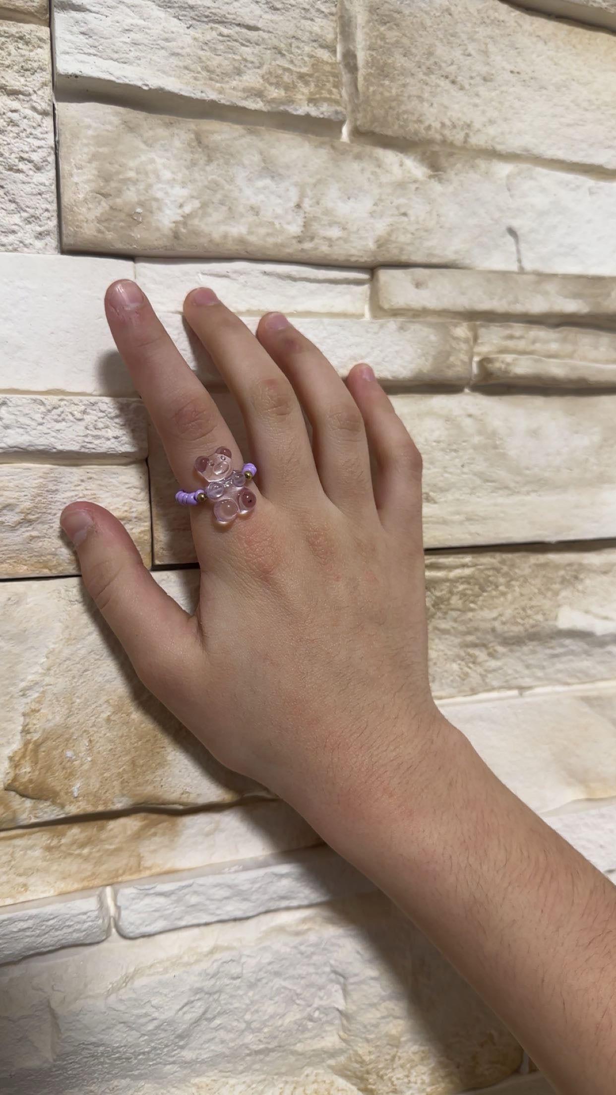 Bague élastique ourson enfant - fantaisie