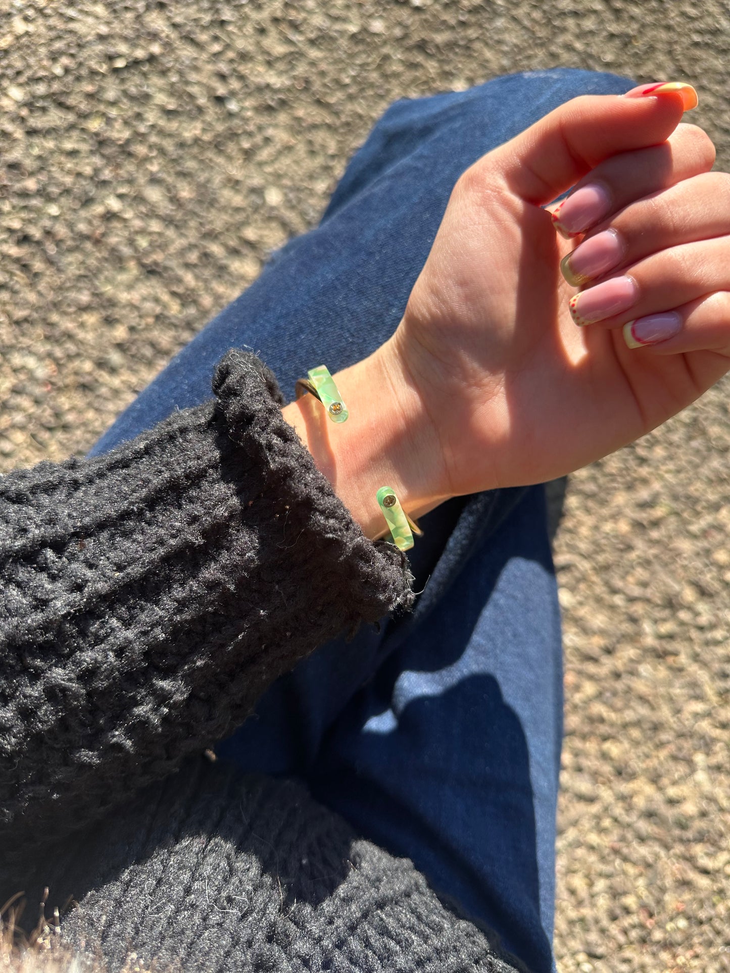 Jonc - acier inoxydable doré