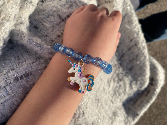 Bracelet élastique licorne