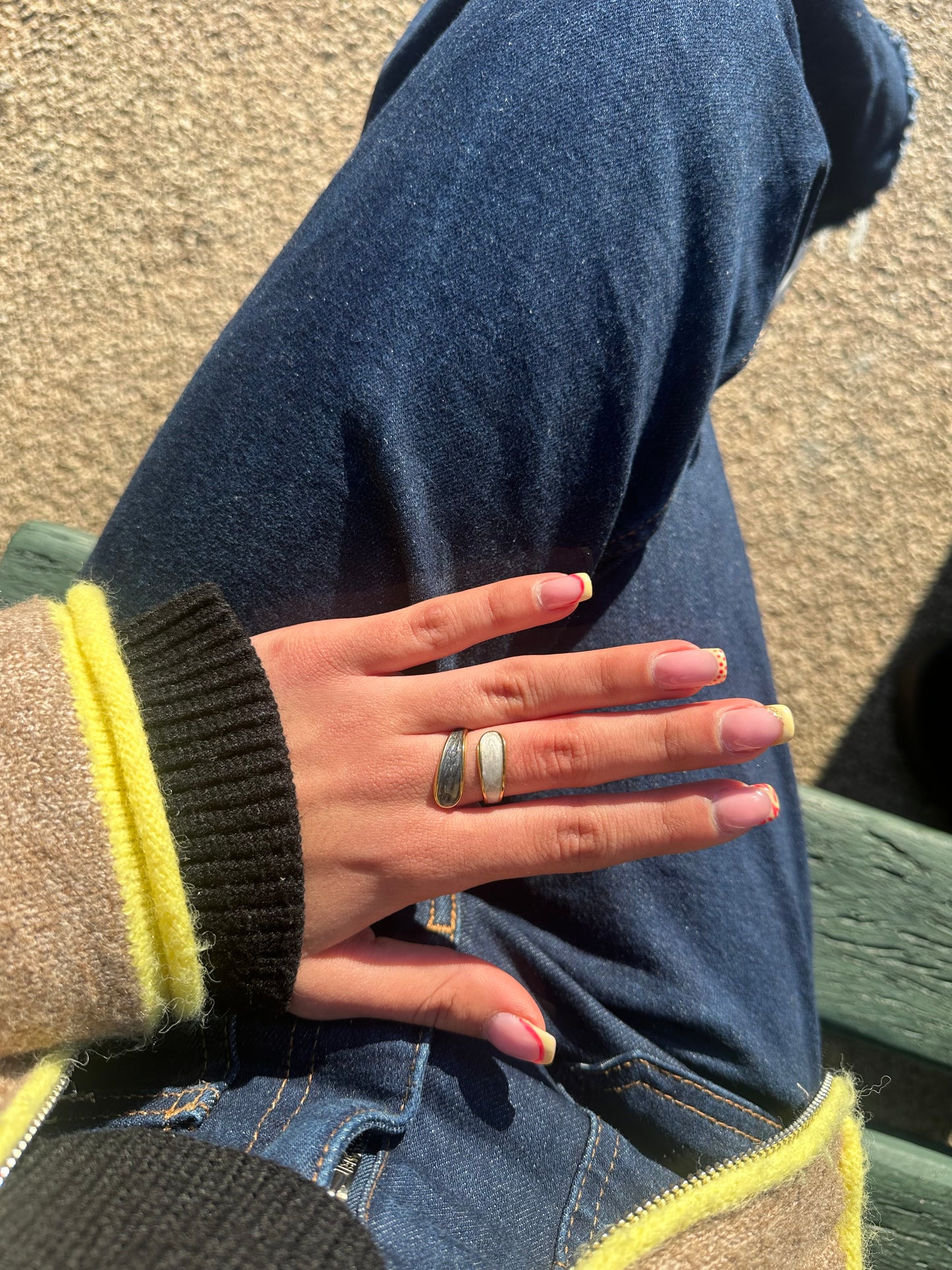 Bague ajustable - acier inoxydable doré