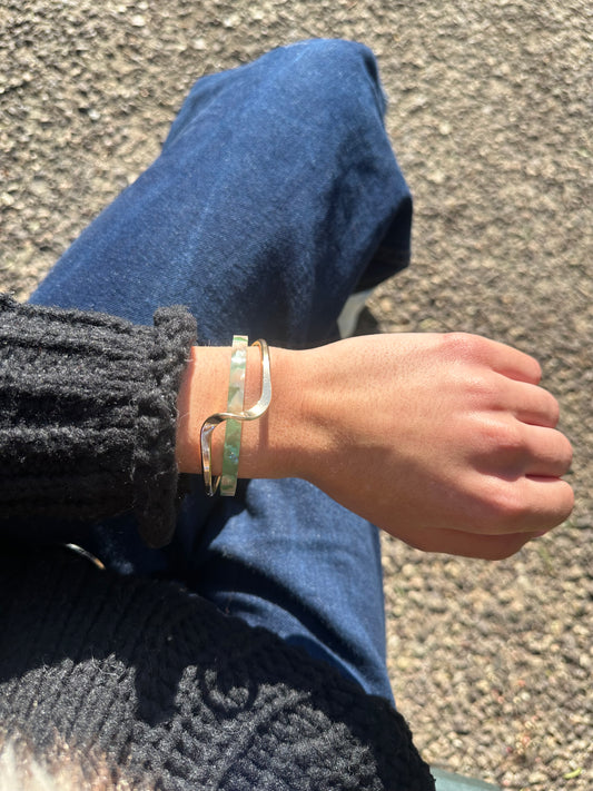 Jonc - acier inoxydable doré