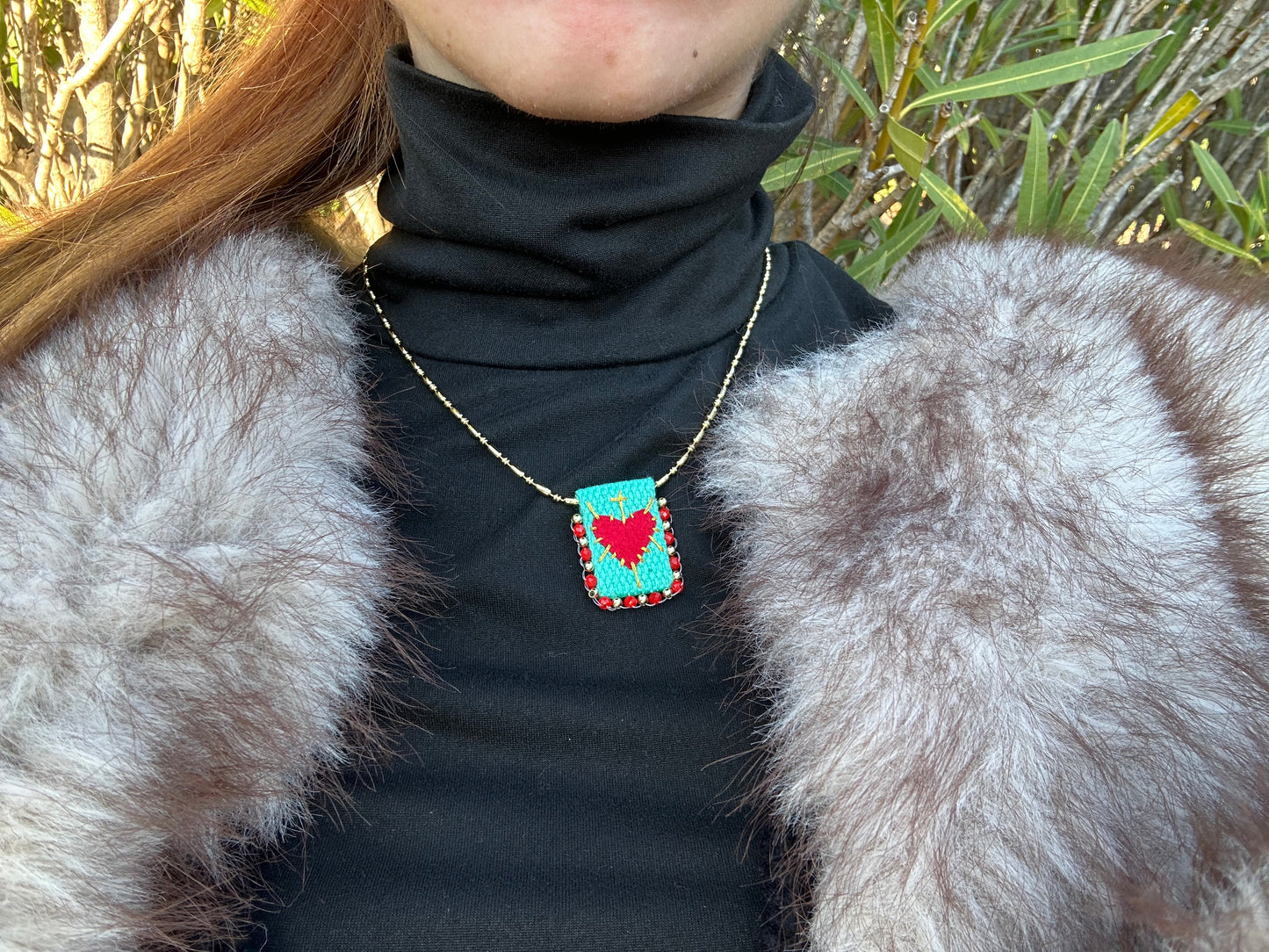 Collier - cuivre doré