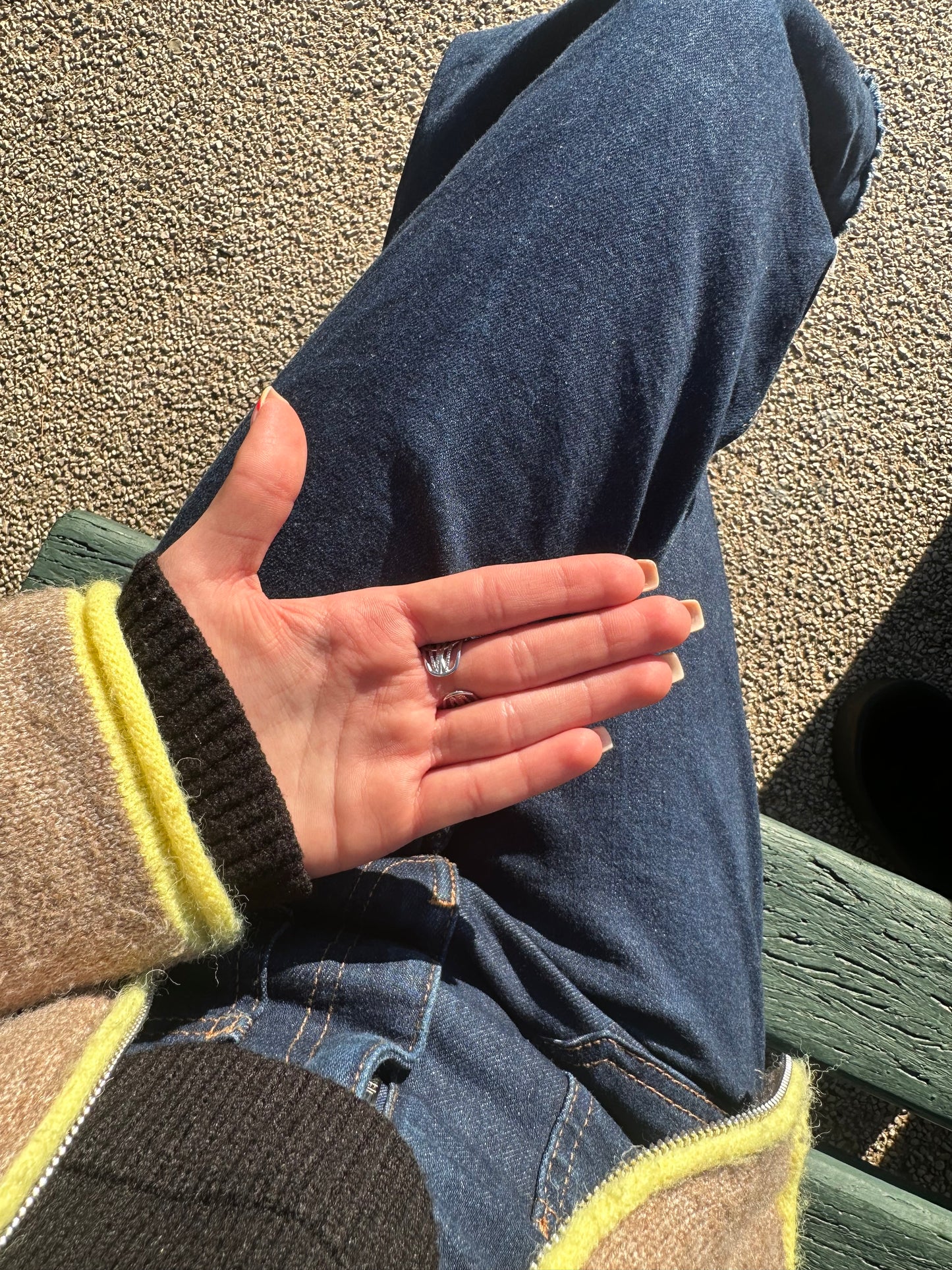 Bague ajustable - acier inoxydable argenté