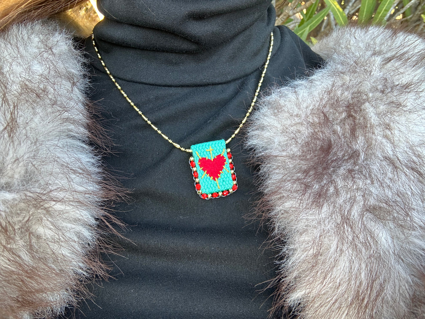 Collier - cuivre doré