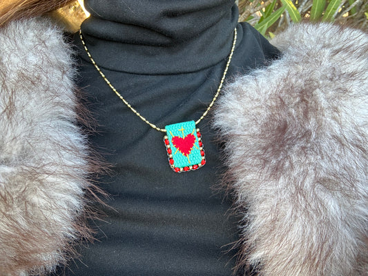 Collier - cuivre doré