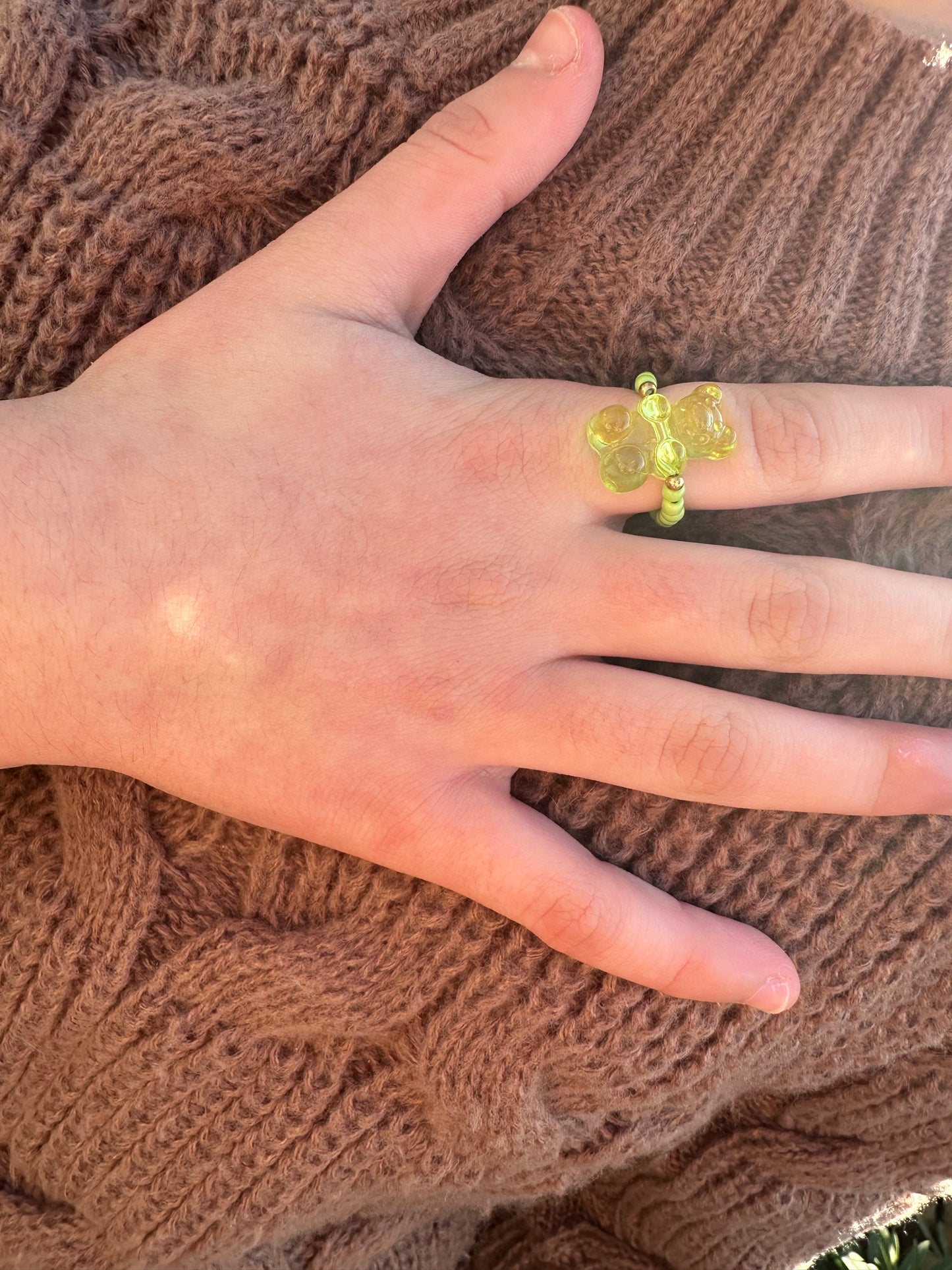 Bague ourson enfant - fantaisie