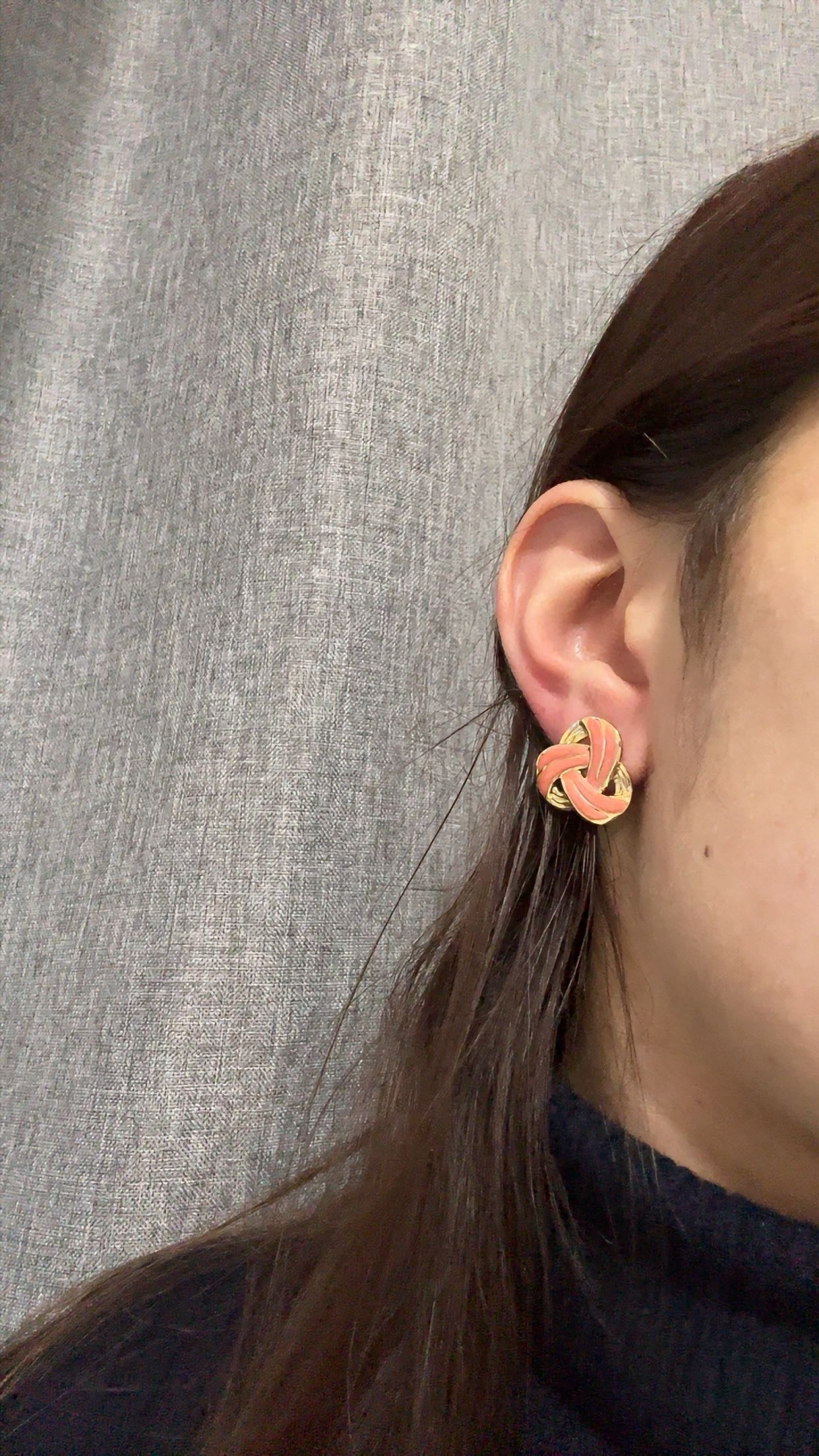 Boucles d’oreilles - acier inoxydable doré