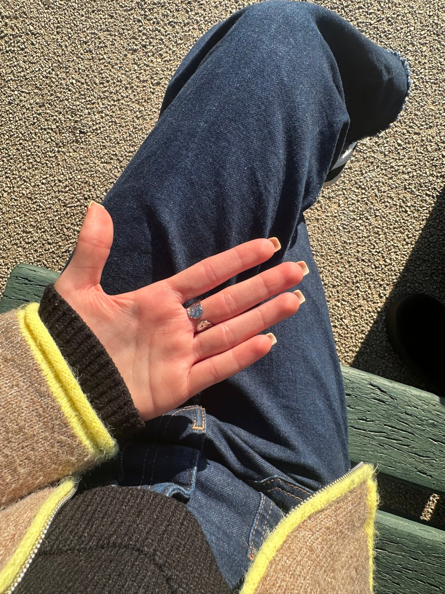 Bague ajustable - acier inoxydable argenté