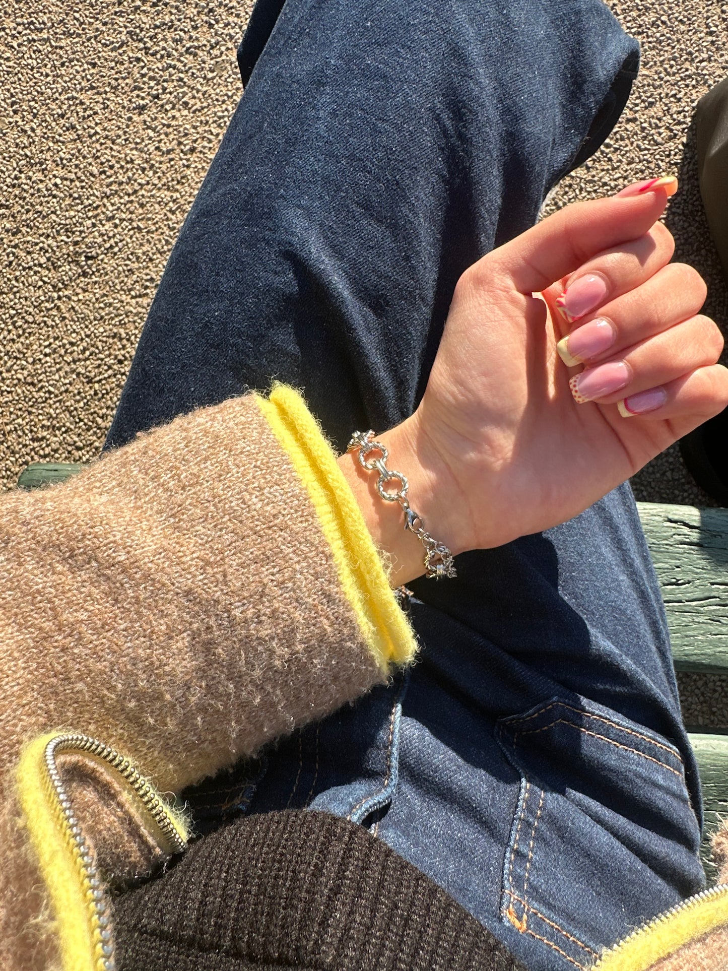 Bracelet - acier inoxydable argenté