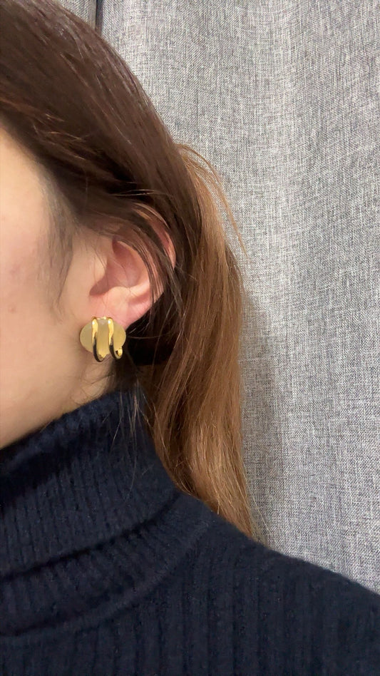 Boucles d’oreilles - acier inoxydable doré