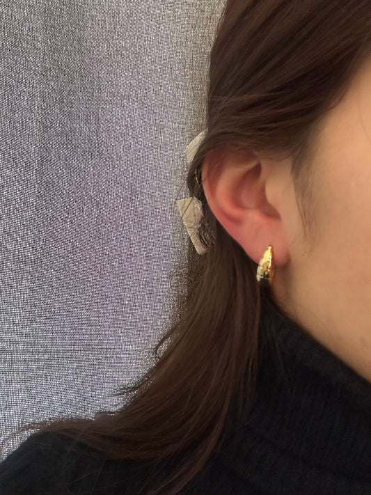 Boucles d’oreilles - acier inoxydable doré