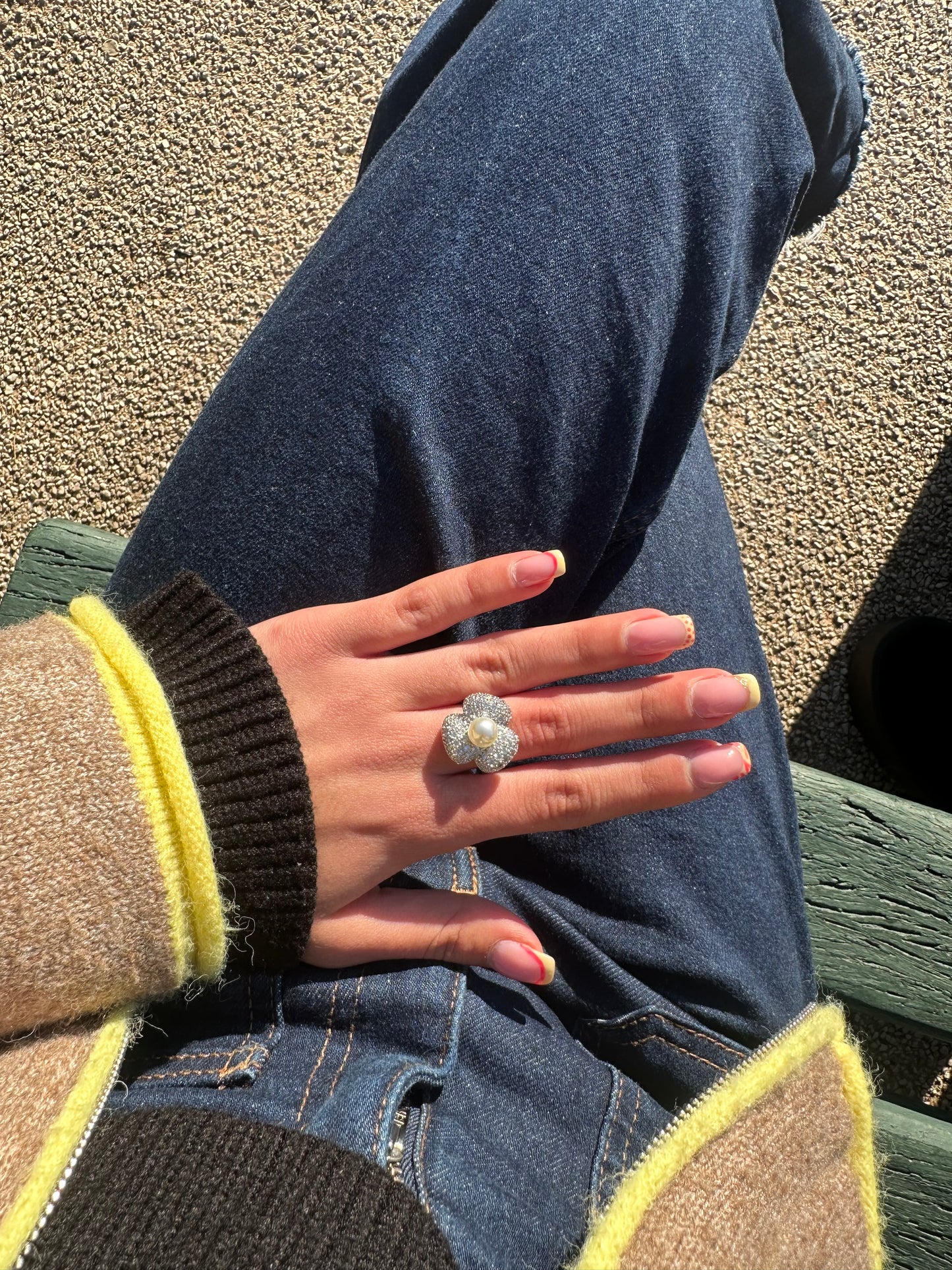 Bague ajustable - acier inoxydable argenté