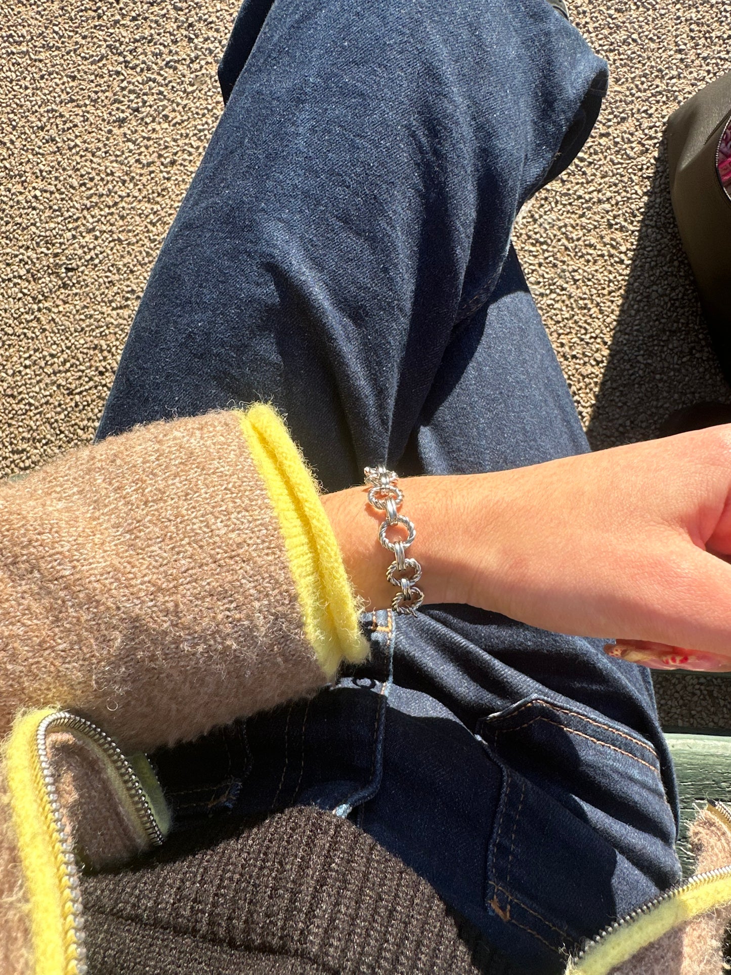 Bracelet - acier inoxydable argenté