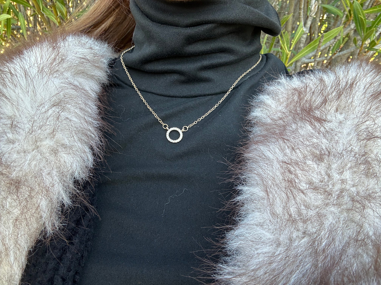 Collier - acier inoxydable doré