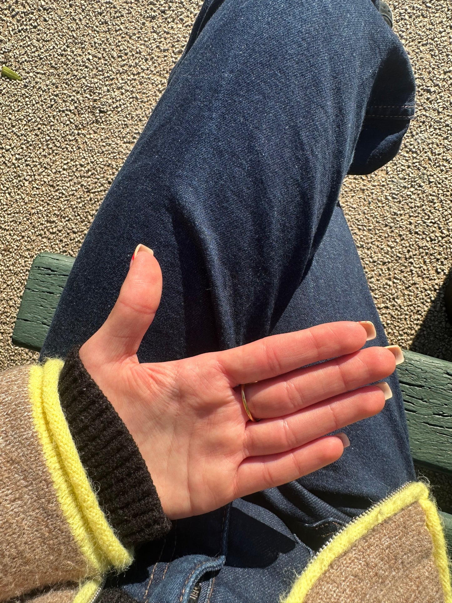 Bague ajustable - acier inoxydable doré