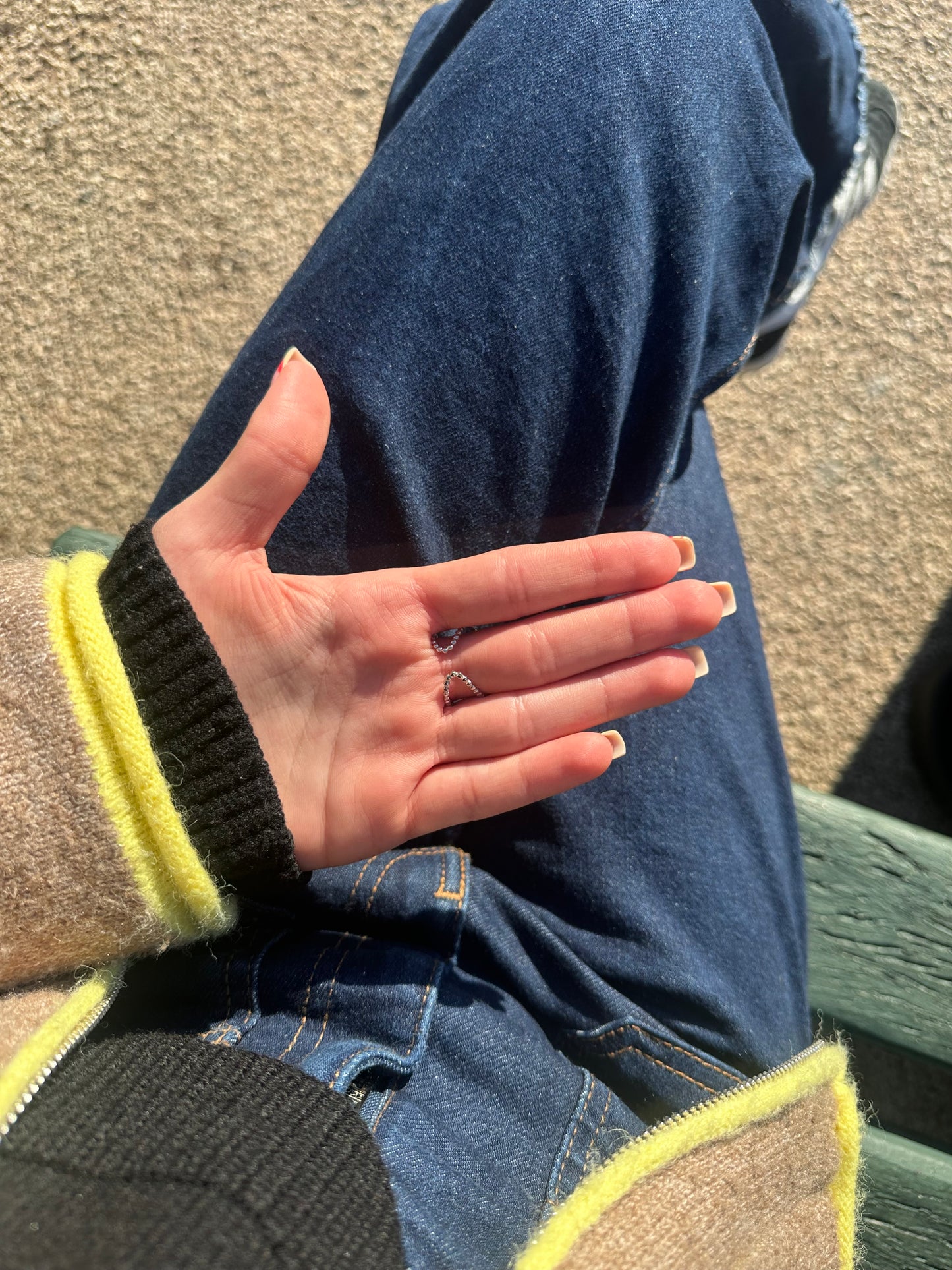 Bague ajustable - acier inoxydable doré et argenté