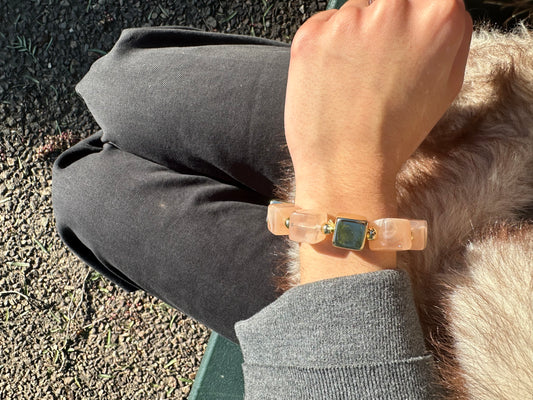 Bracelet élastique carré - fantaisie