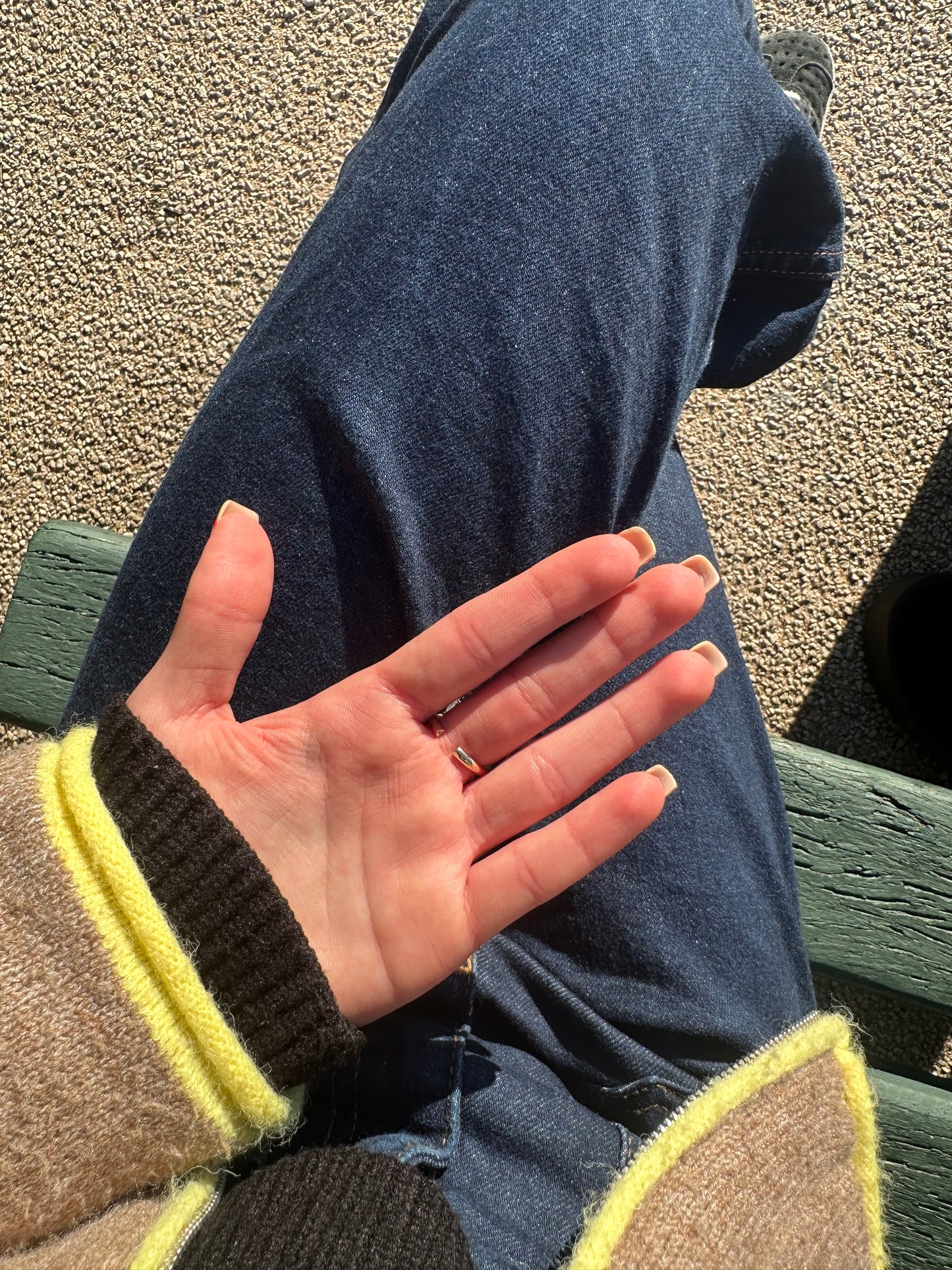 Bague ajustable - acier inoxydable doré