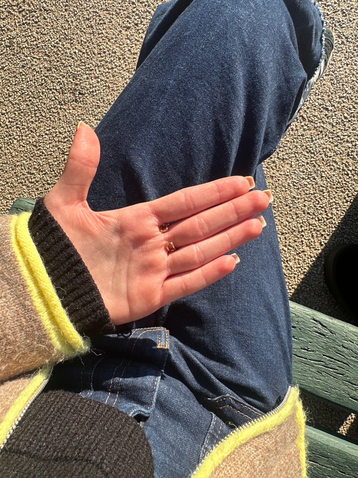 Bague ajustable cœur