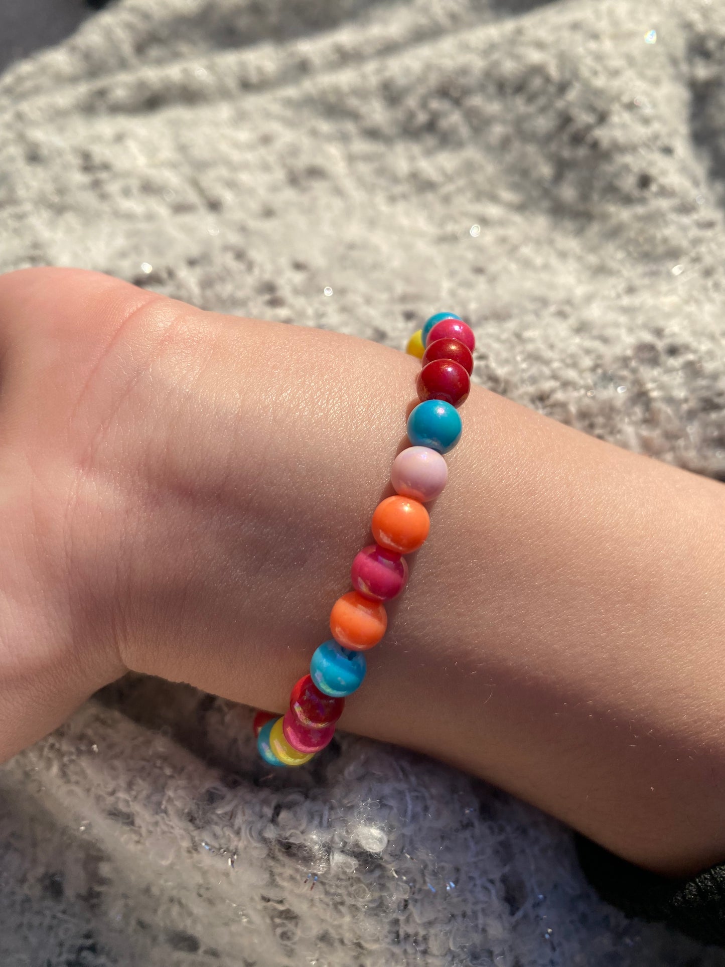 Bracelet élastique cœur enfant - fantaisie
