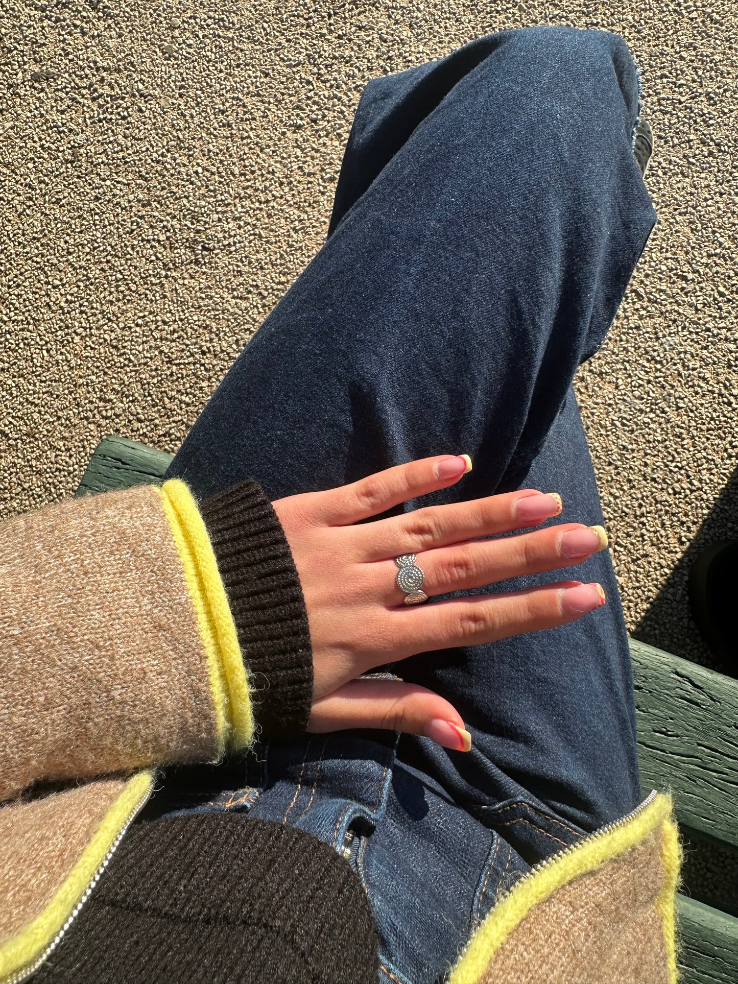 Bague ajustable - acier inoxydable argenté