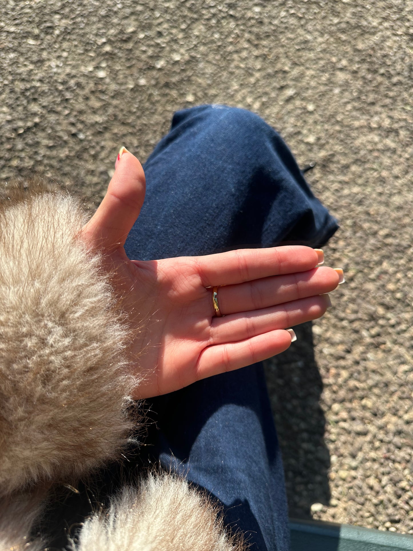 Bague ajustable - acier inoxydable doré