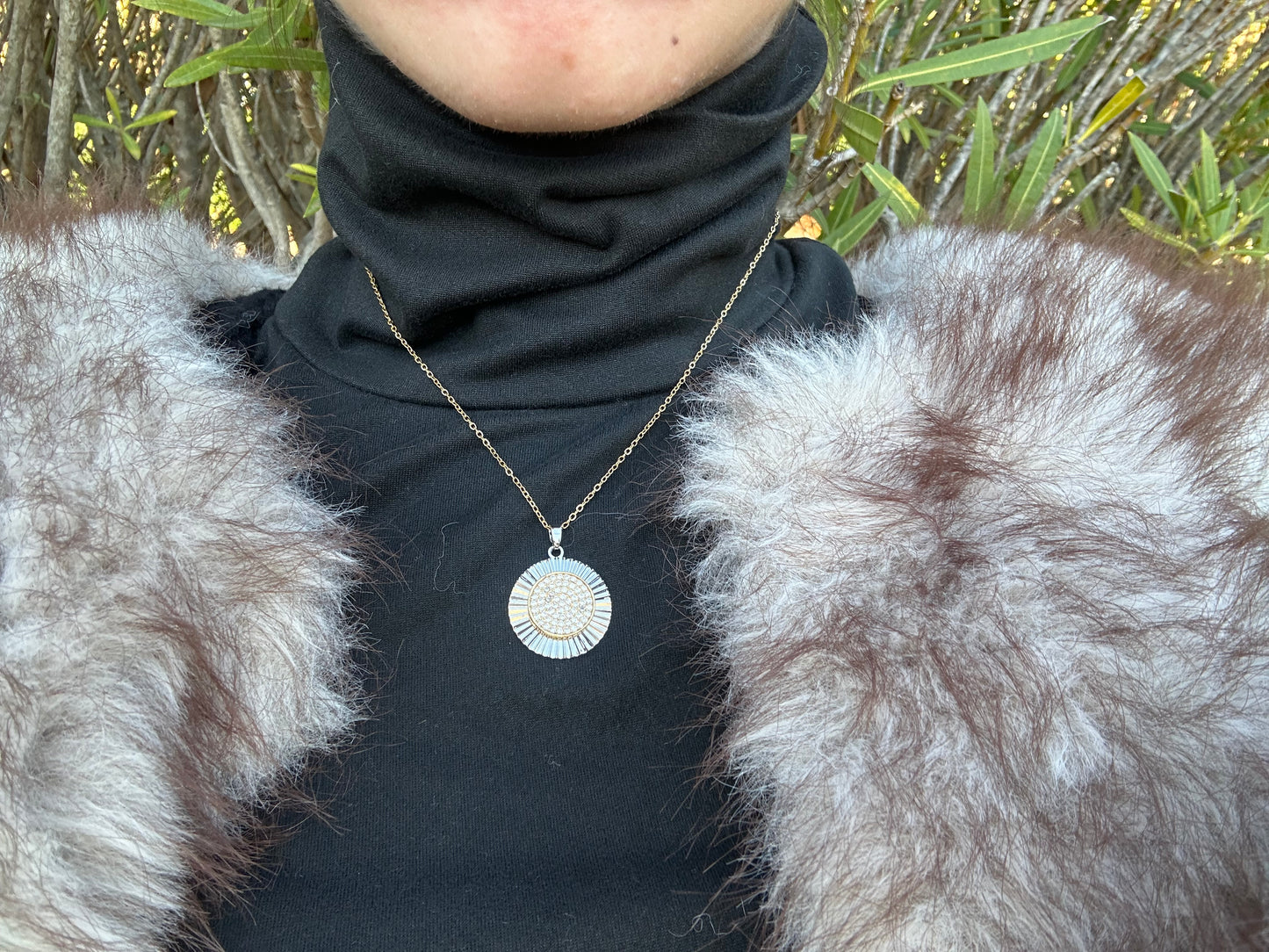 Collier - acier inoxydable doré