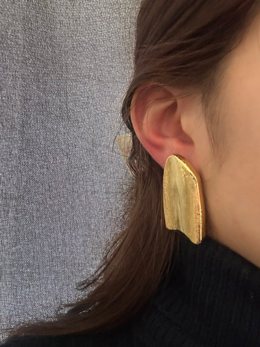 Boucles d’oreilles - acier inoxydable doré