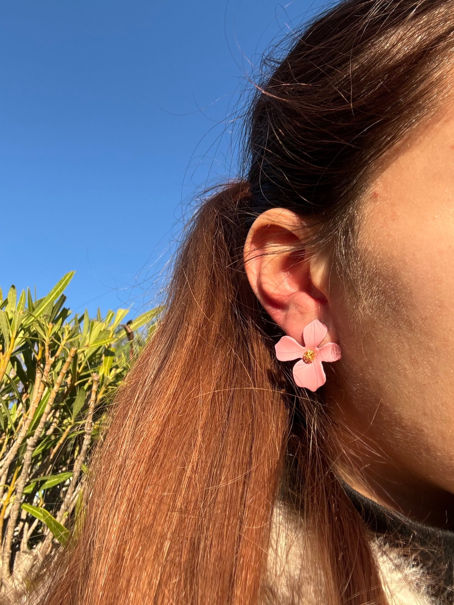 Boucles d’oreilles fleur - fantaisie
