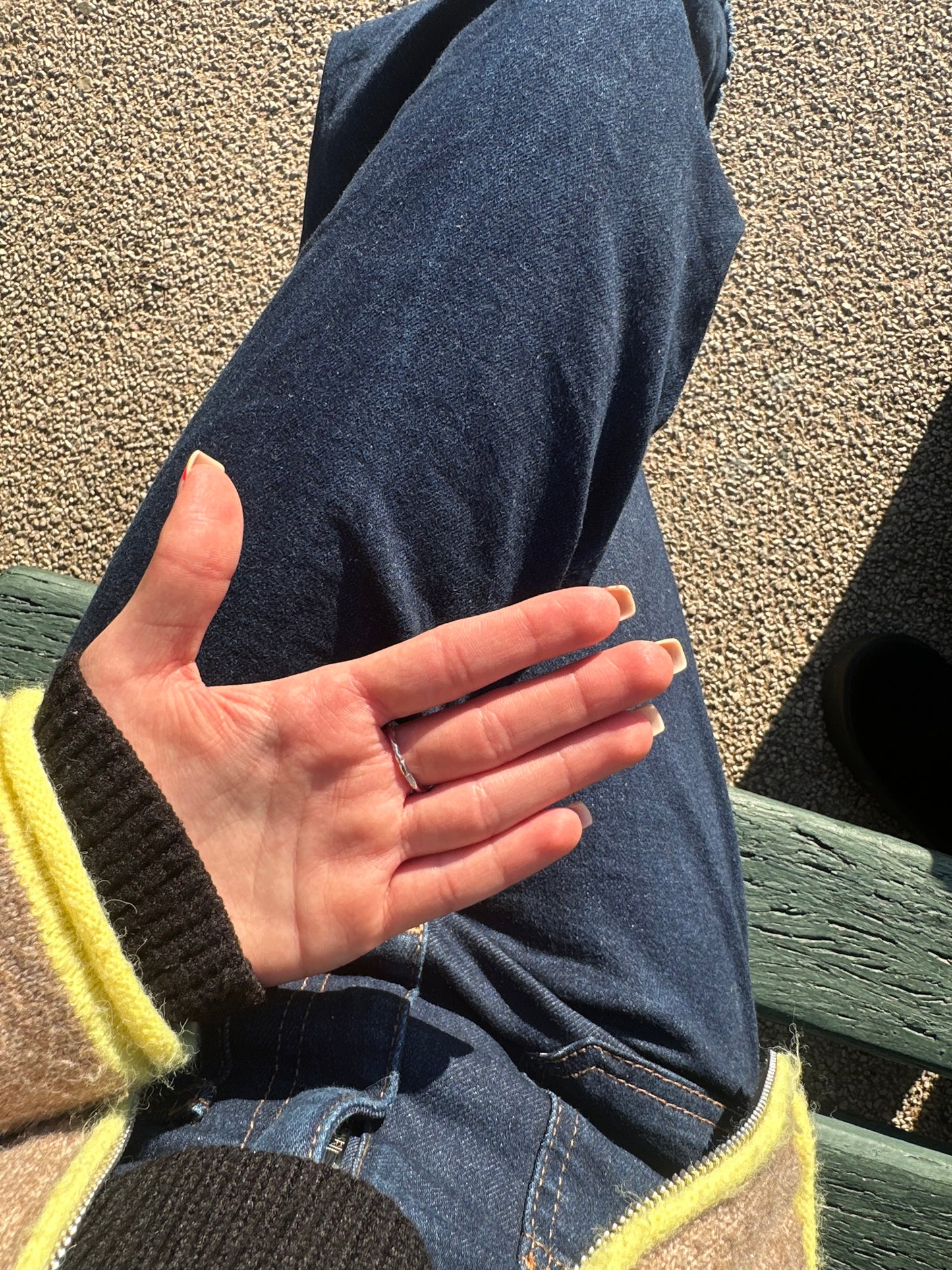 Bague ajustable - acier inoxydable argenté