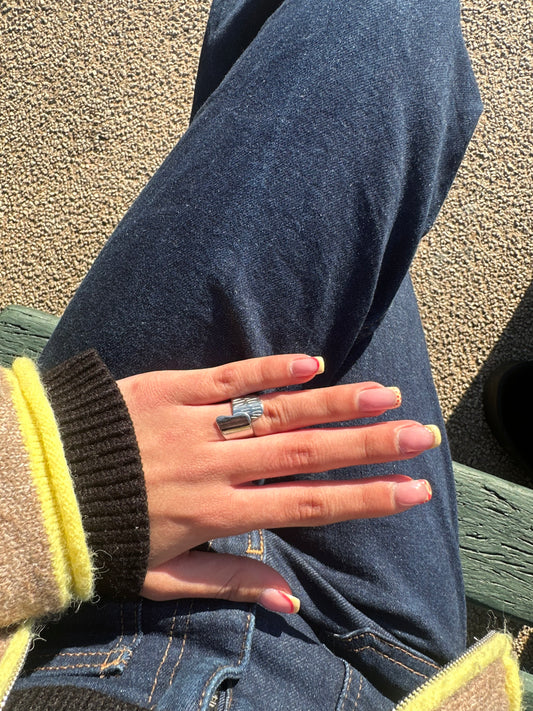 Bague ajustable en acier inoxydable