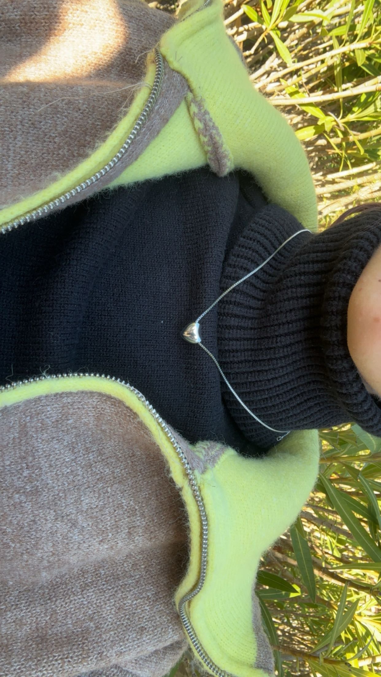 Collier coeur - alliage argenté