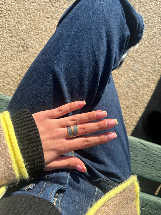 Bague ajustable - acier inoxydable doré