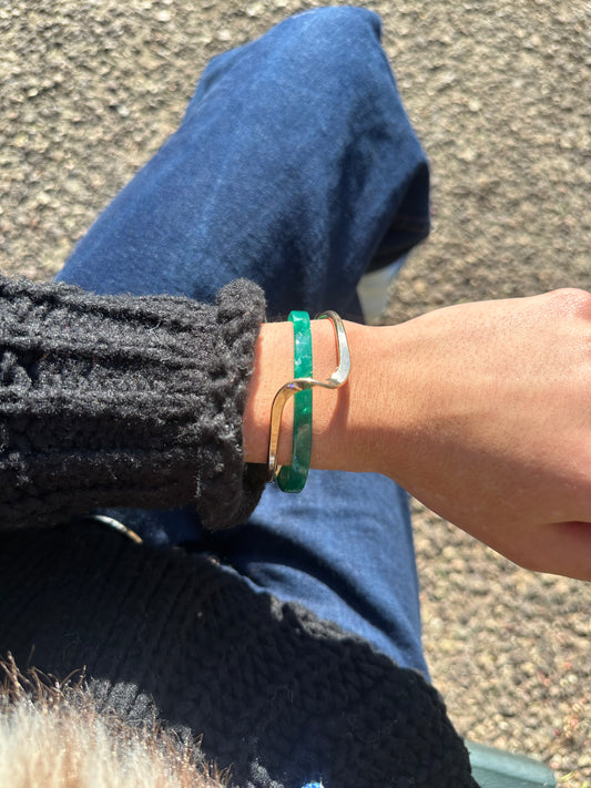 Jonc - acier inoxydable doré