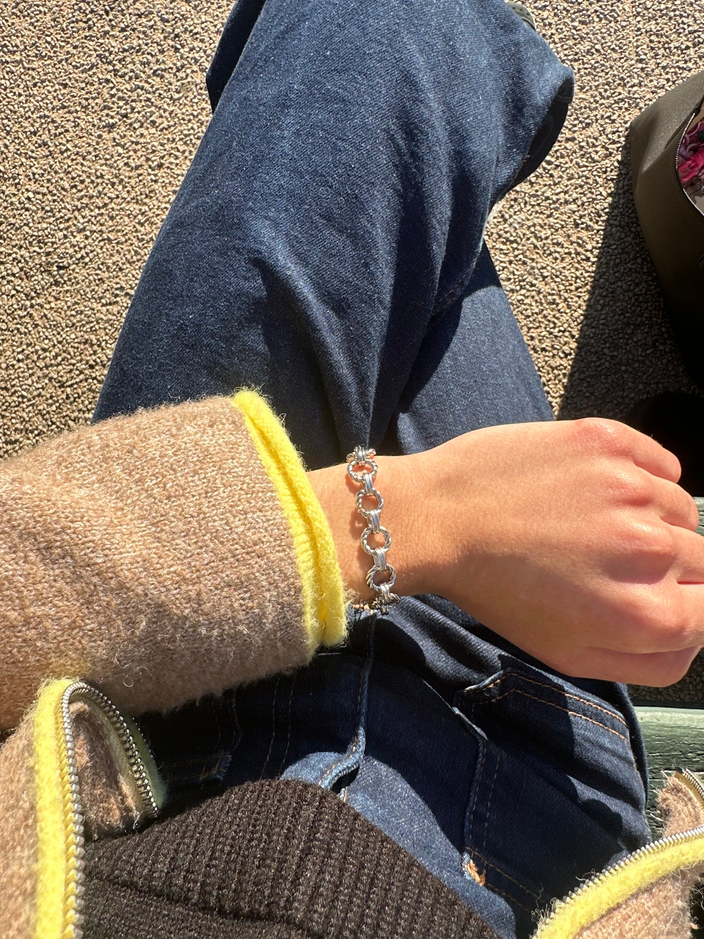 Bracelet - acier inoxydable argenté