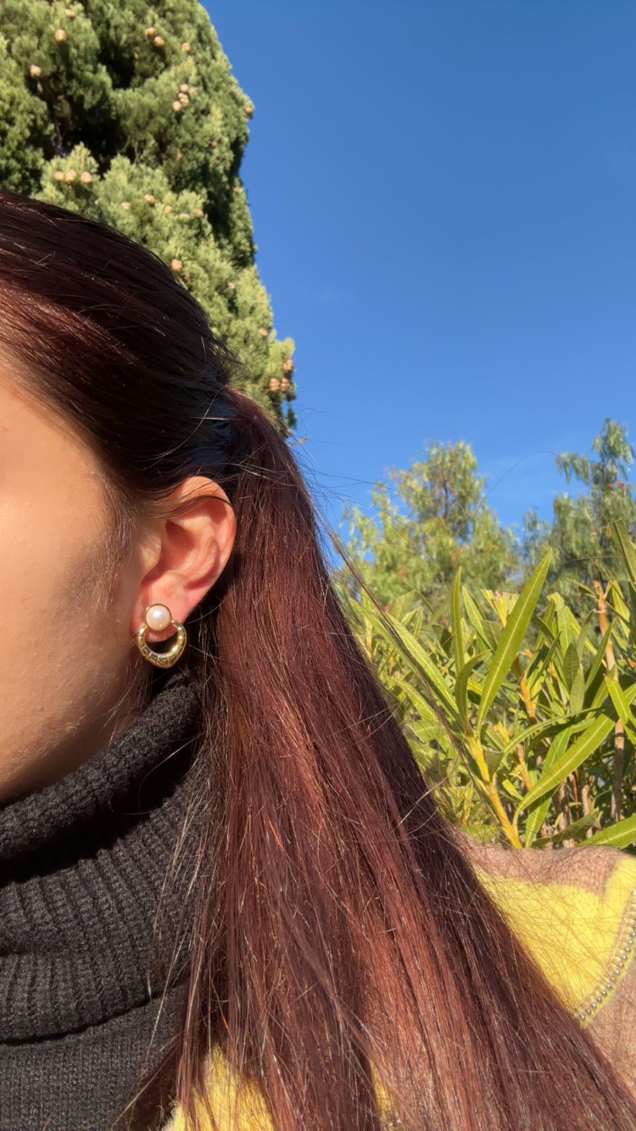 Boucles d’oreilles cœur - acier inoxydable doré